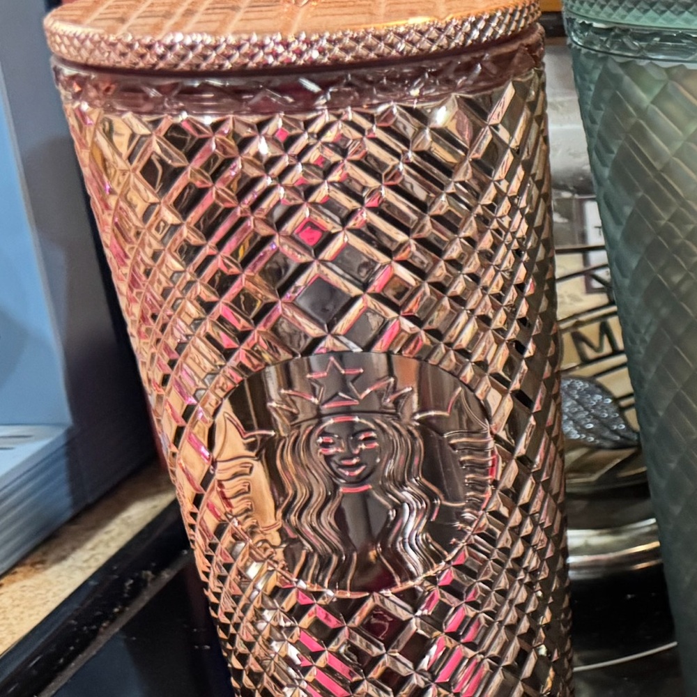 Starbucks Metallic Pink Diamond Tumbler